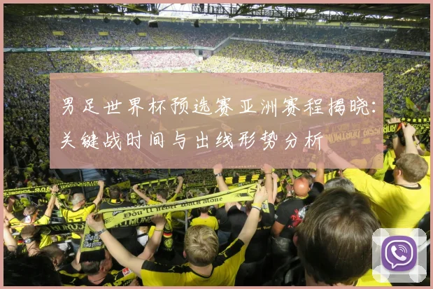 男足世界杯预选赛亚洲赛程揭晓：关键战时间与出线形势分析